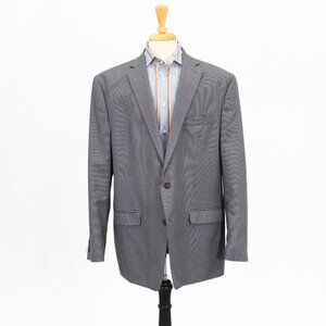 Chaps 48L Gray HT 2-Button Sport Coat Blazer Jacket P064